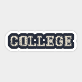 Generic College Sticker